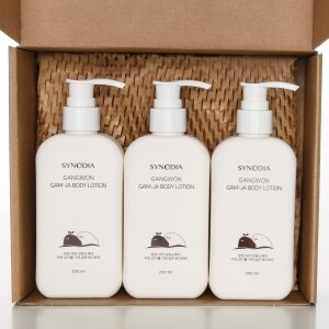 시노디아 Synodia,시노디아 강원 감자 바디세트 (바디로션3개) (5번 세트)